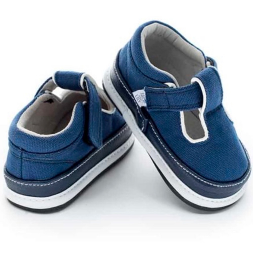 T-strap Blue shoes for toddlers
